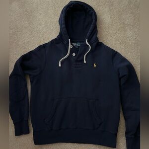 Polo by Ralph Lauren Navy Cotton Hoodie size Large
